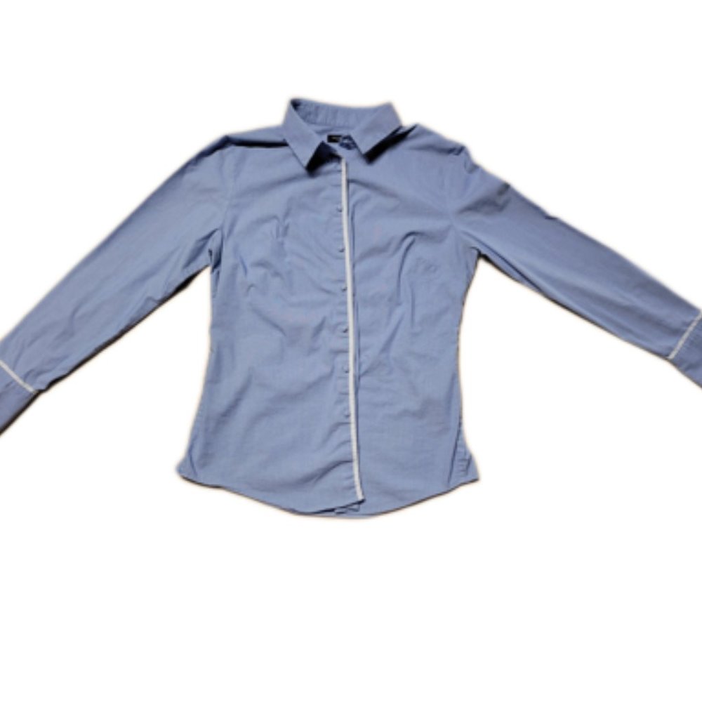 Banana Republic Blue Collared Shirt